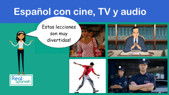 Español con cine, TV y audio