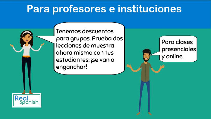 Para profesores e instituciones